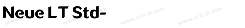 Neue LT Std字体转换